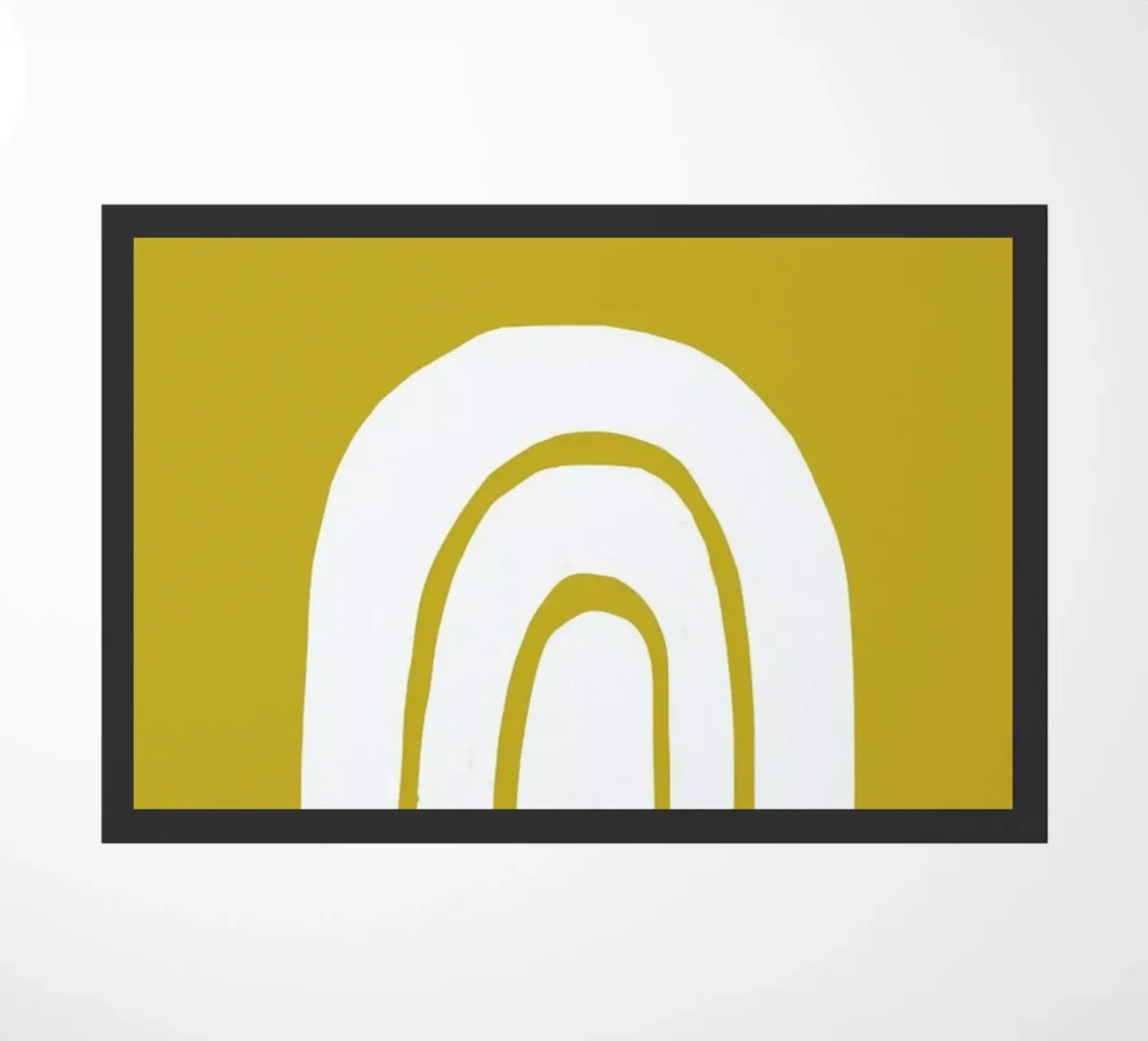 Rainbow doormat by Maren Gross