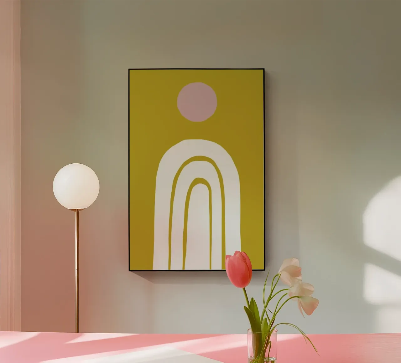 Rainbow Acryl-Glas von Maren Gross