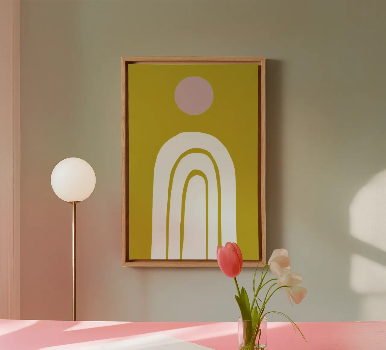 Rainbow canvas van Maren Gross