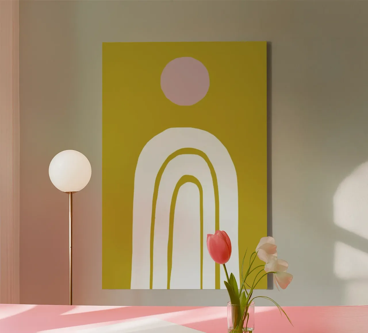 Rainbow canvas van Maren Gross