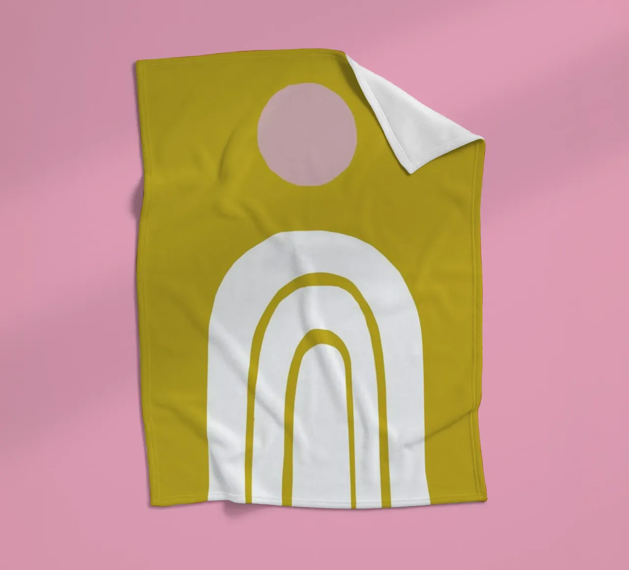 Rainbow Fleecedecke von Maren Gross