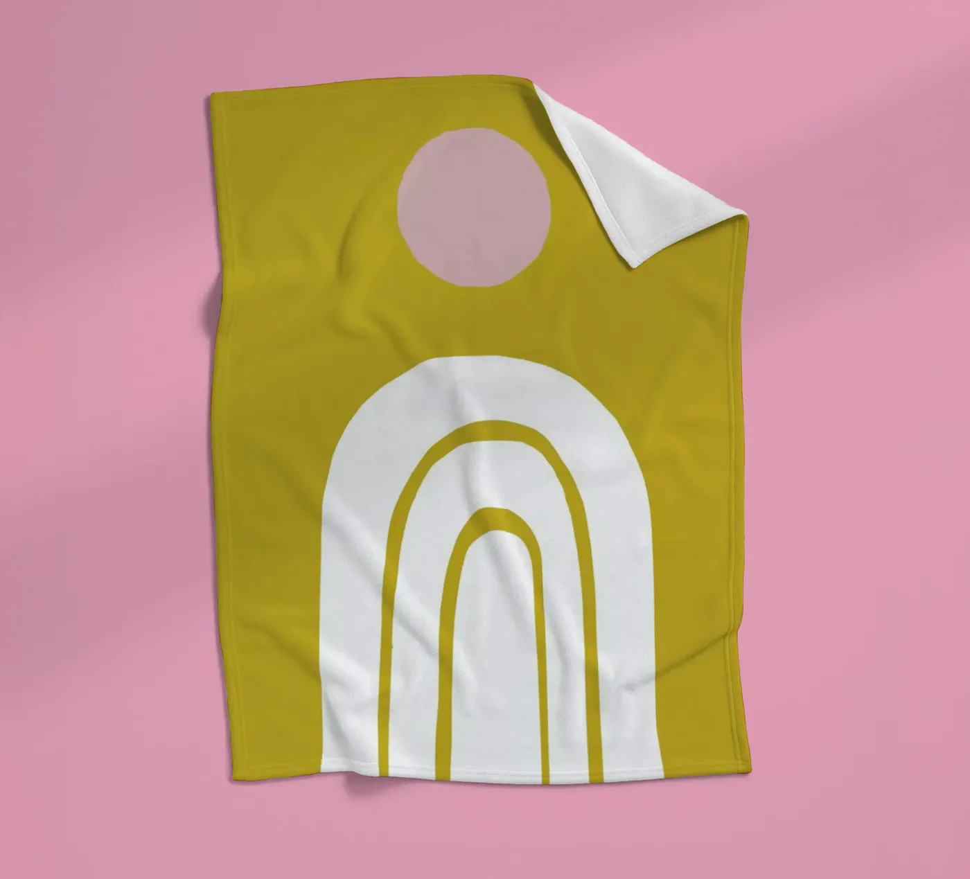 Rainbow fleece blanket by Maren Gross