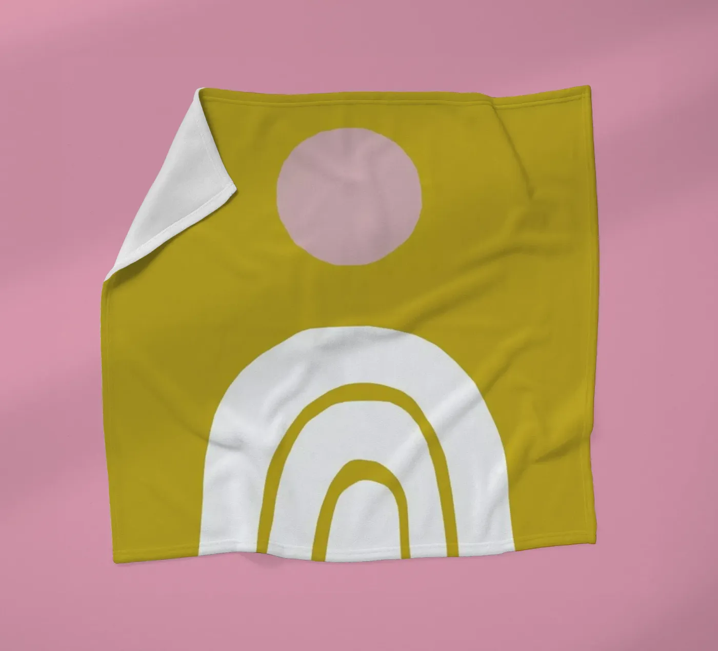 Rainbow fleece blanket by Maren Gross