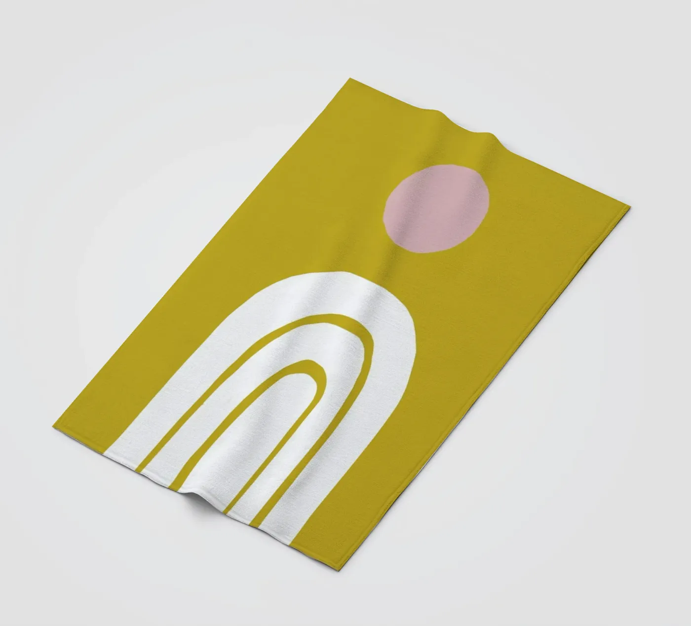 Rainbow fleece blanket by Maren Gross