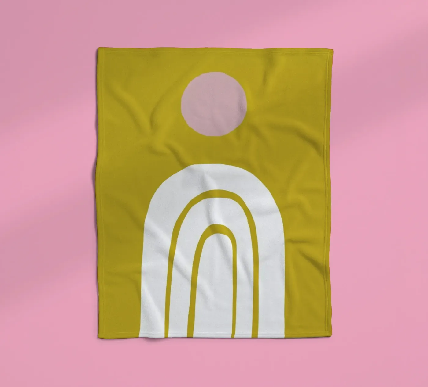 Rainbow fleece blanket by Maren Gross