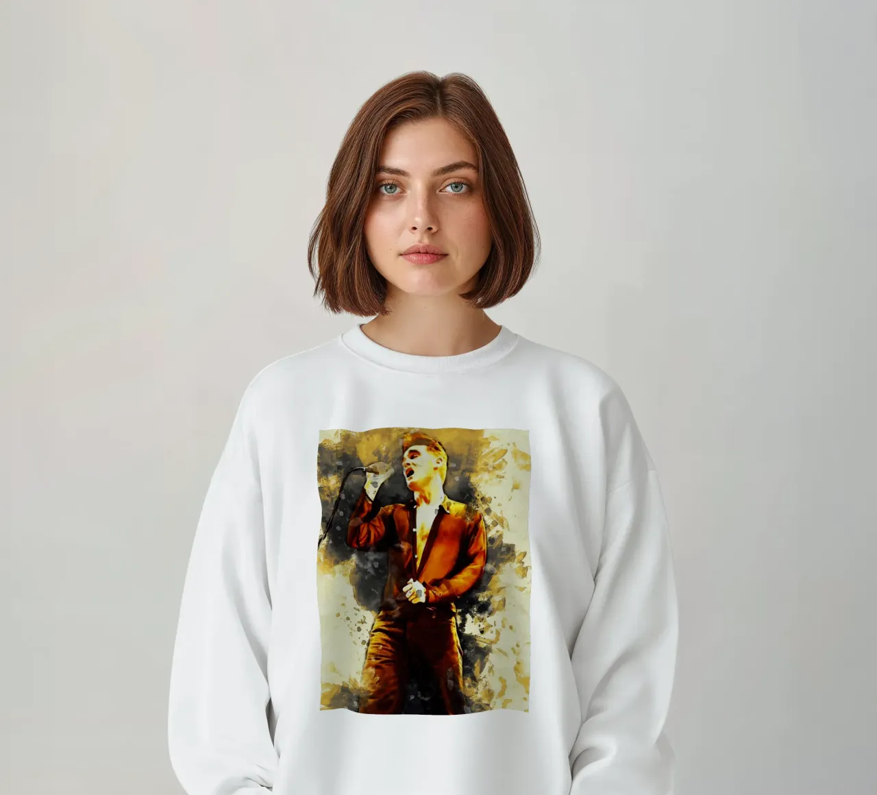 Smudge Morrissey at the Liverpool Empire sweatshirt by Gunawan Rb