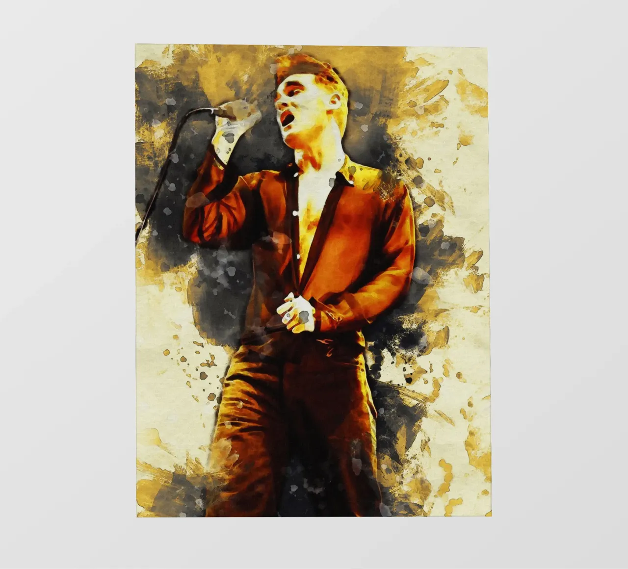 Smudge Morrissey all'Empire di Liverpool pellicola backlit da Gunawan Rb