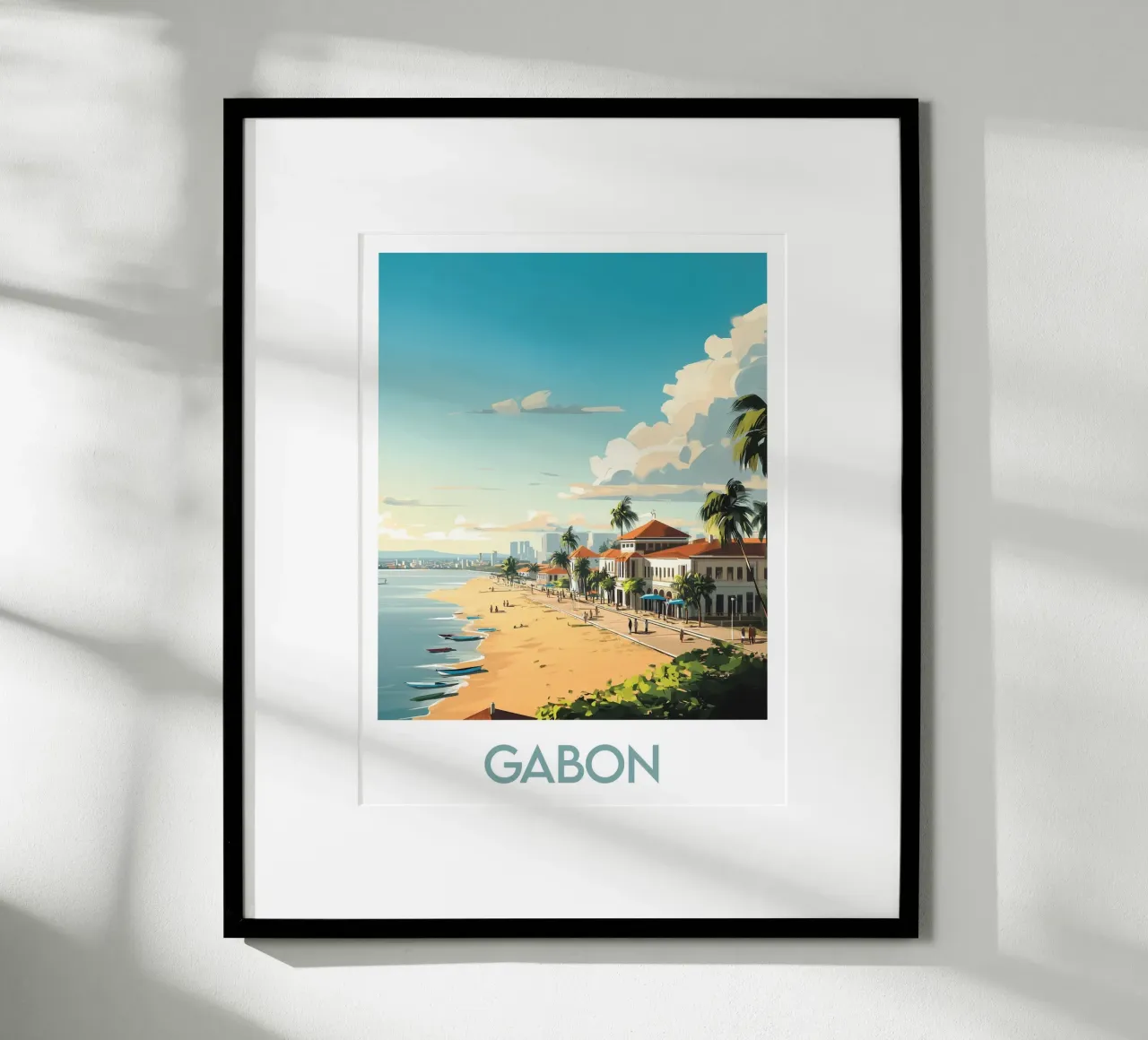 Affiche Gabon poster da Frame the World