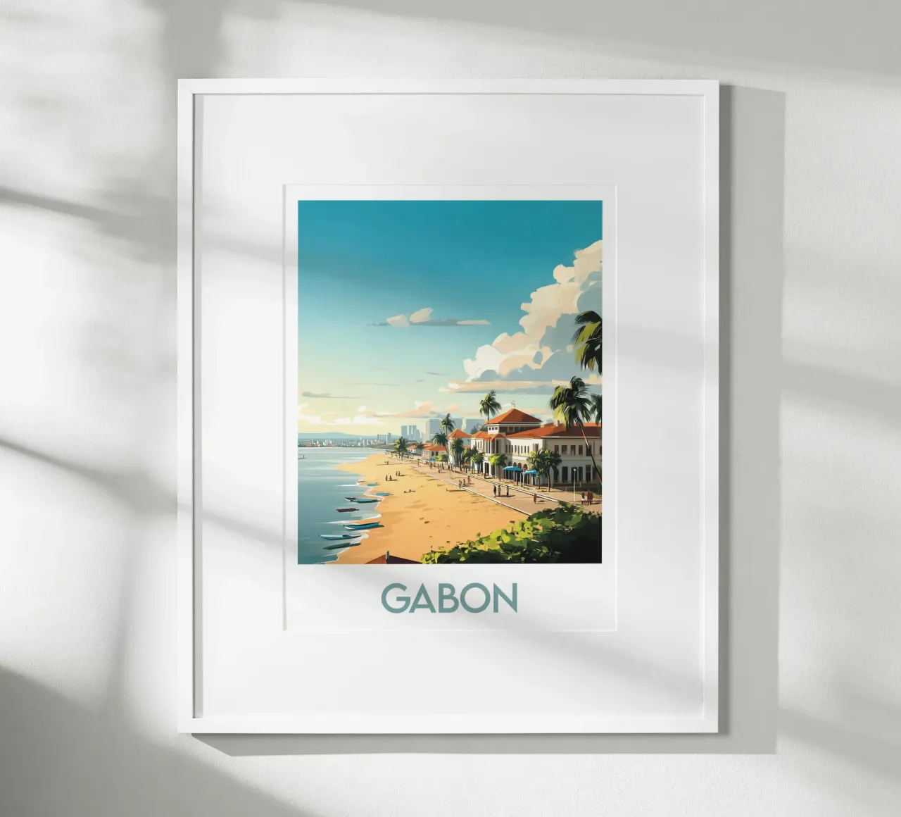 Affiche Gabon poster da Frame the World