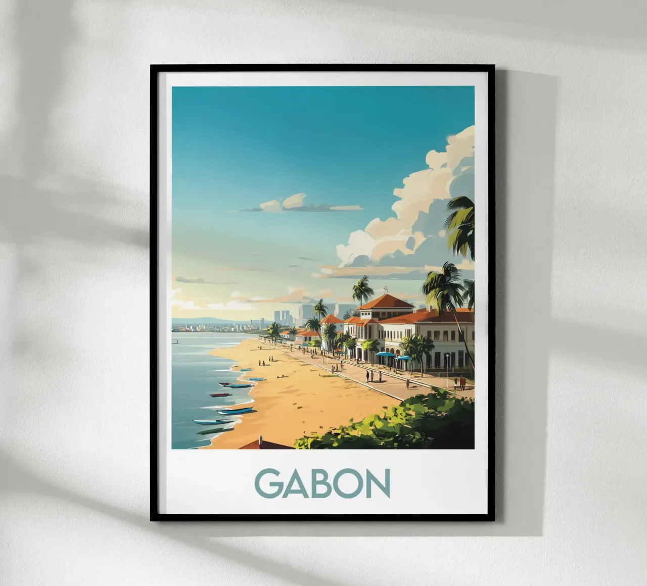 Affiche Gabon poster da Frame the World