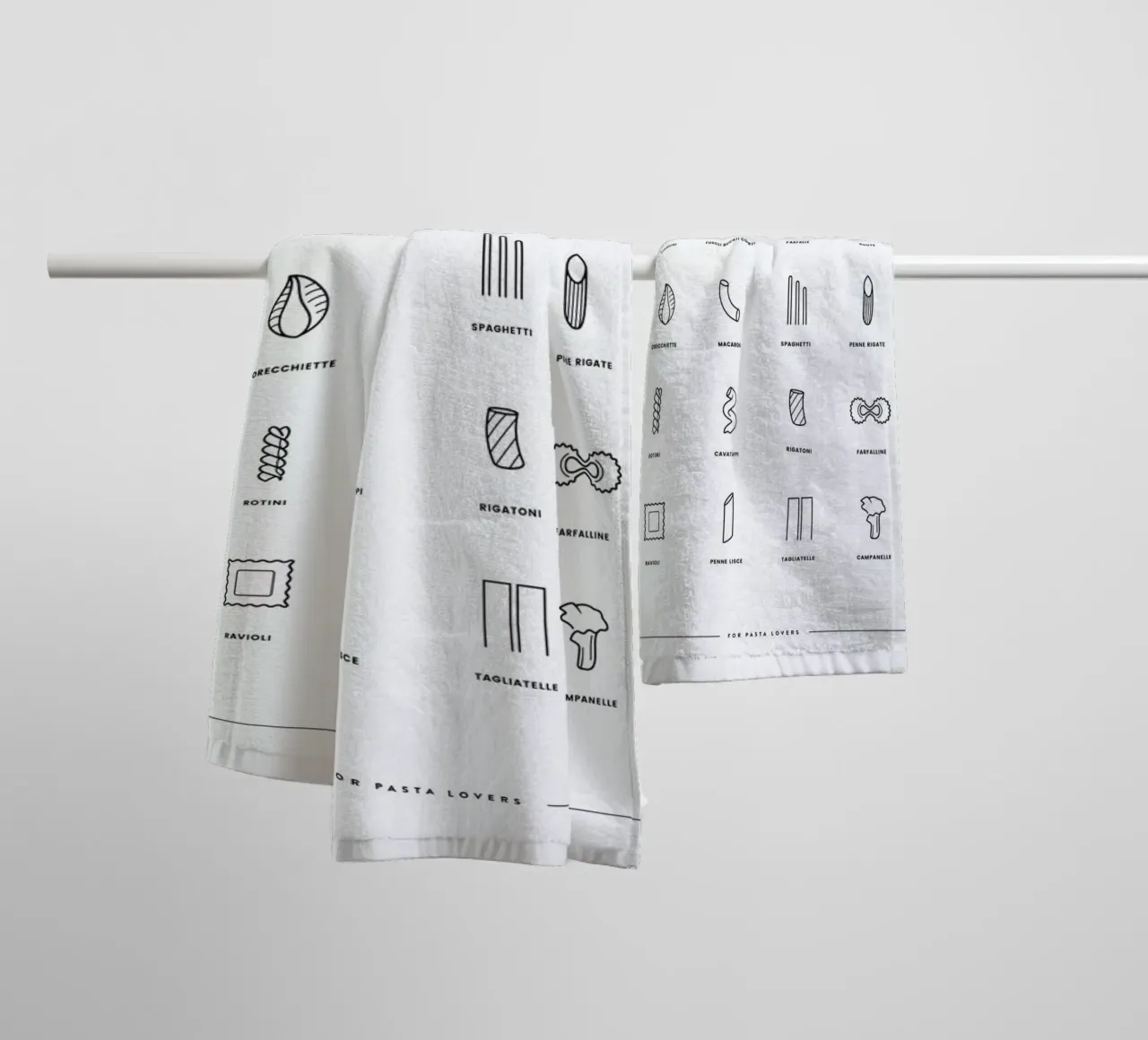 Pasta chart serviette de bain de daylight design studio