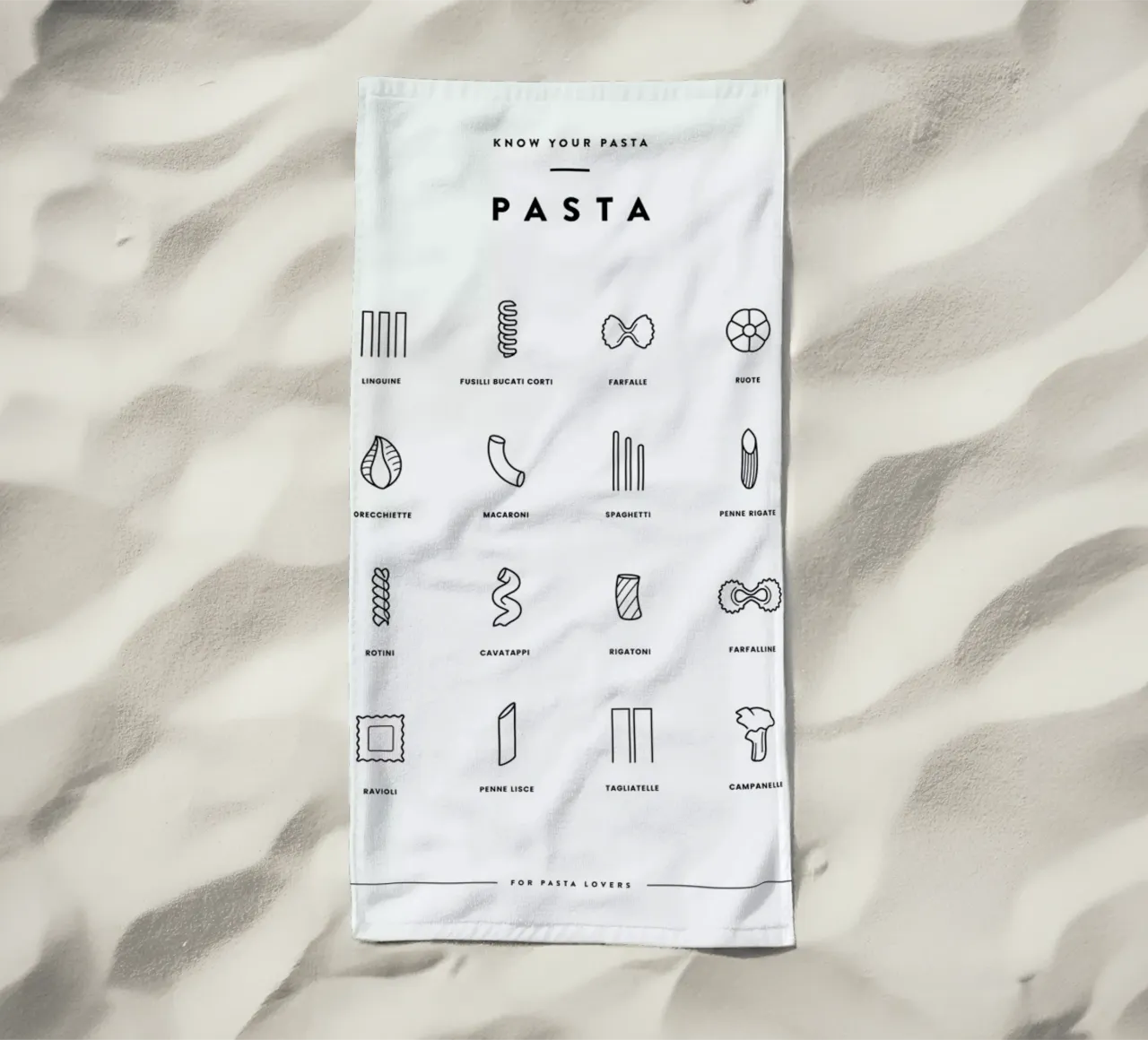 Pasta chart telo mare da daylight design studio
