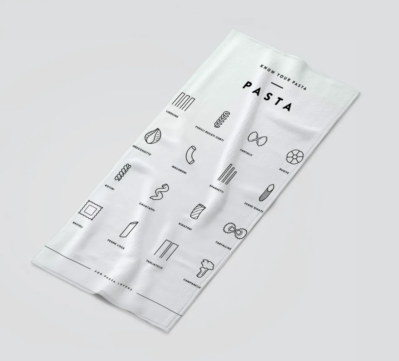 Pasta chart telo mare da daylight design studio