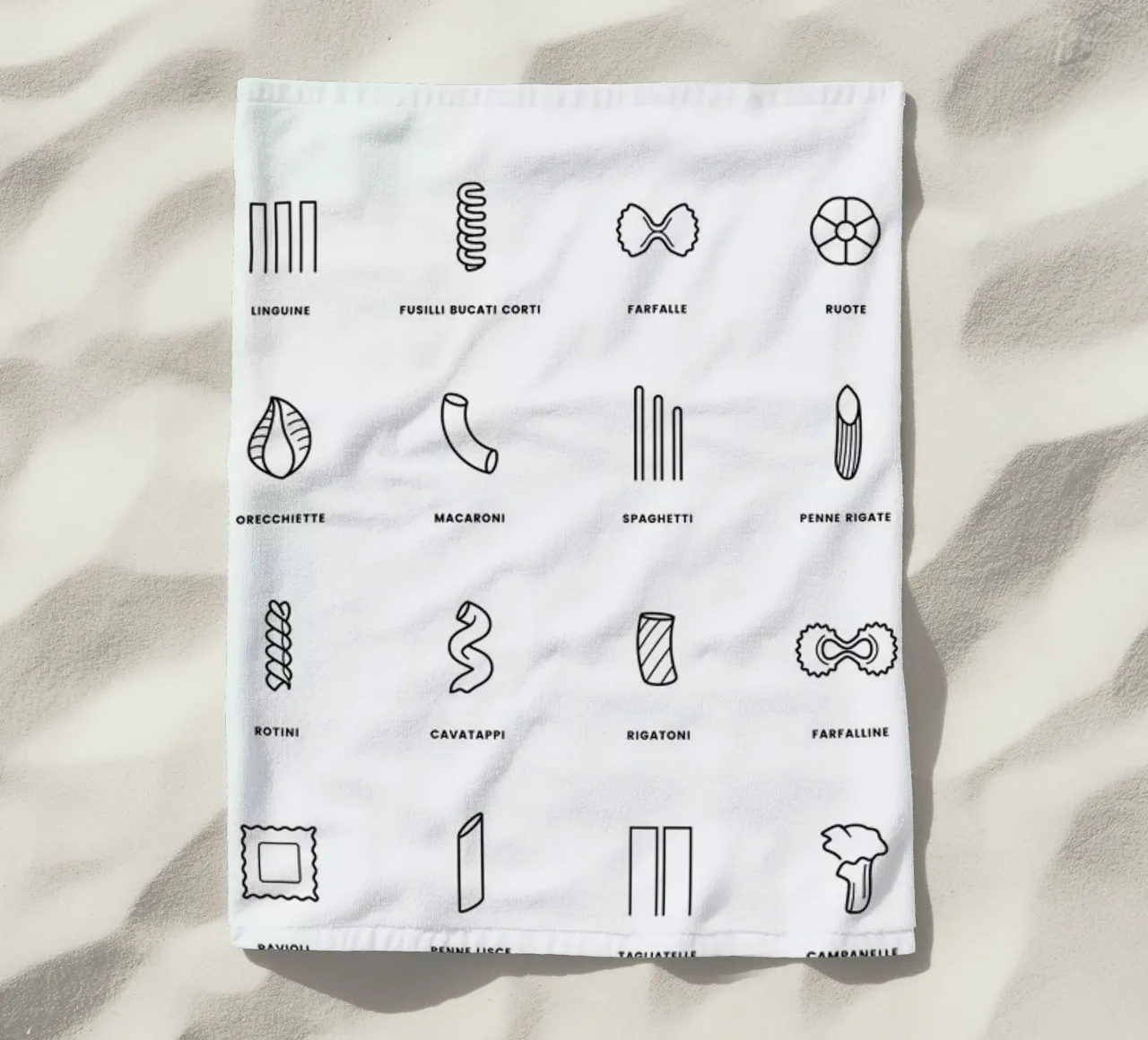 Pasta chart telo mare da daylight design studio