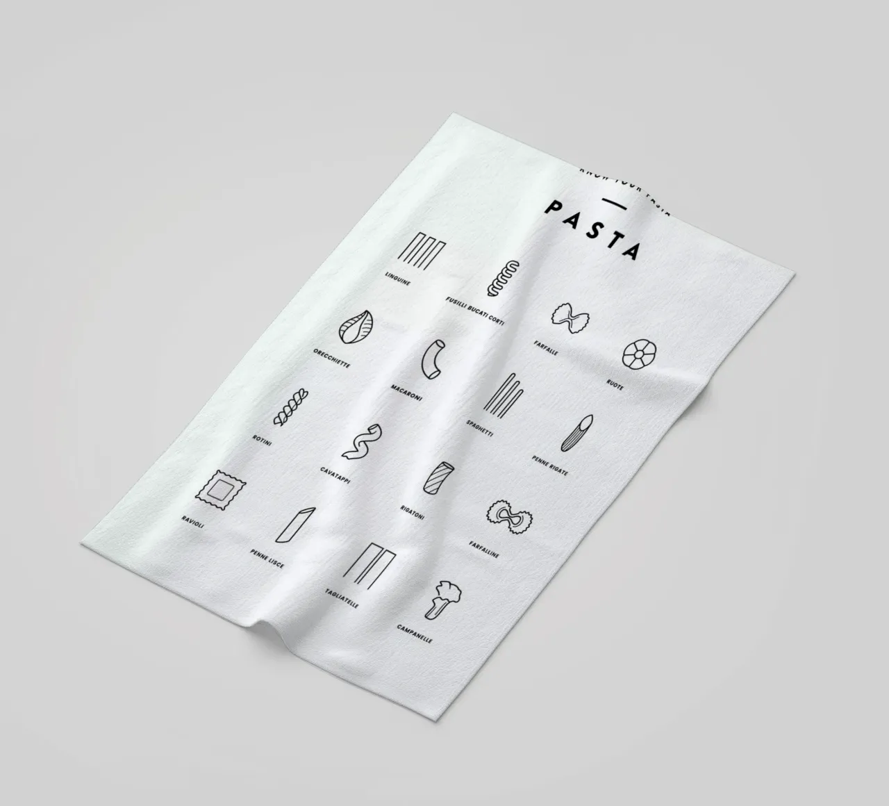 Pasta chart telo mare da daylight design studio