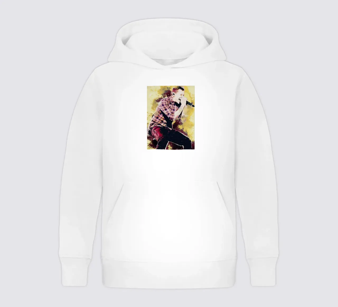 Smudge Chester Bennington en el escenario sudadera con capucha para niño de Gunawan Rb