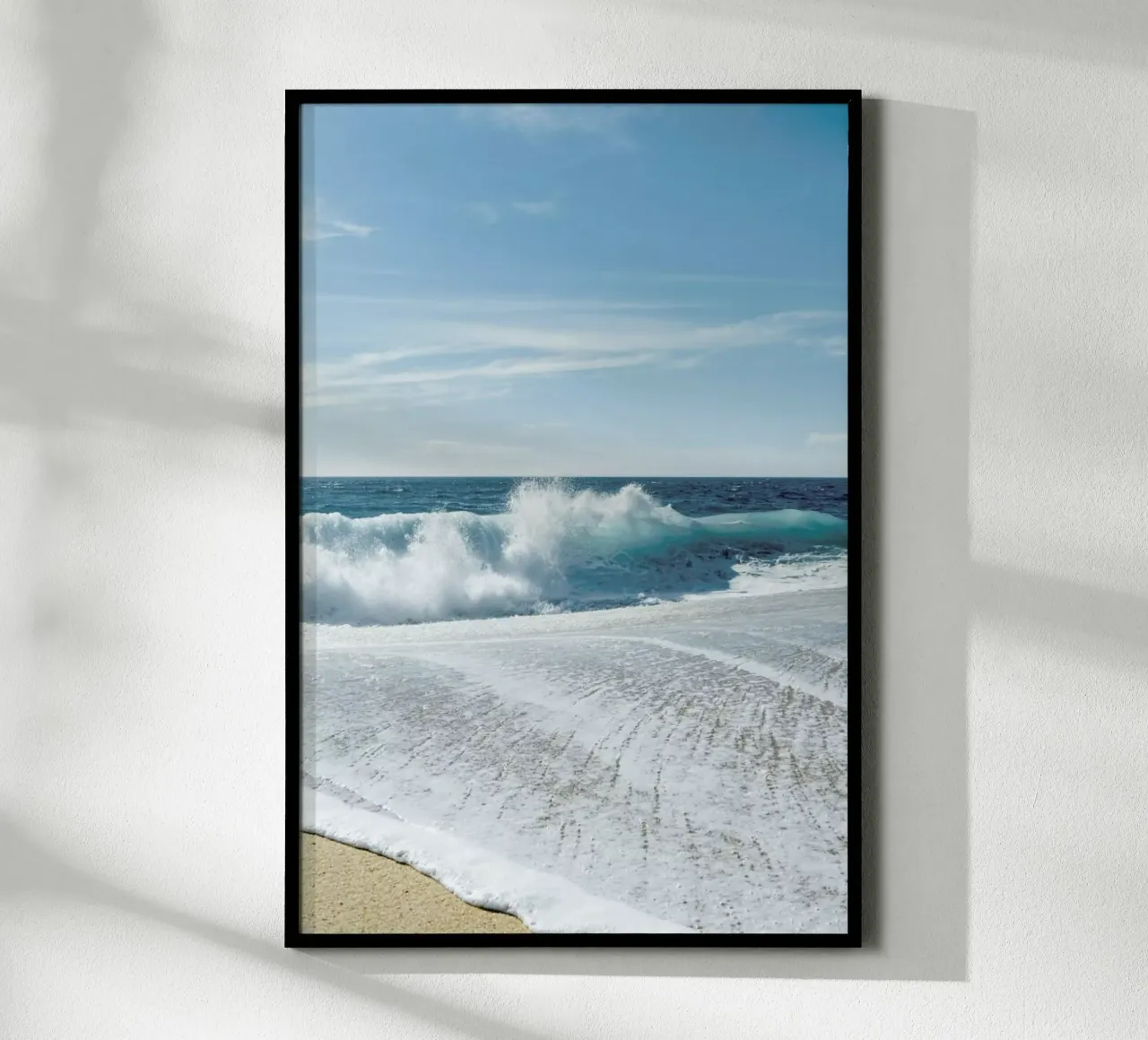 Nazaré by Reisevergnügen poster con telaio in plastica da Reisevergnügen