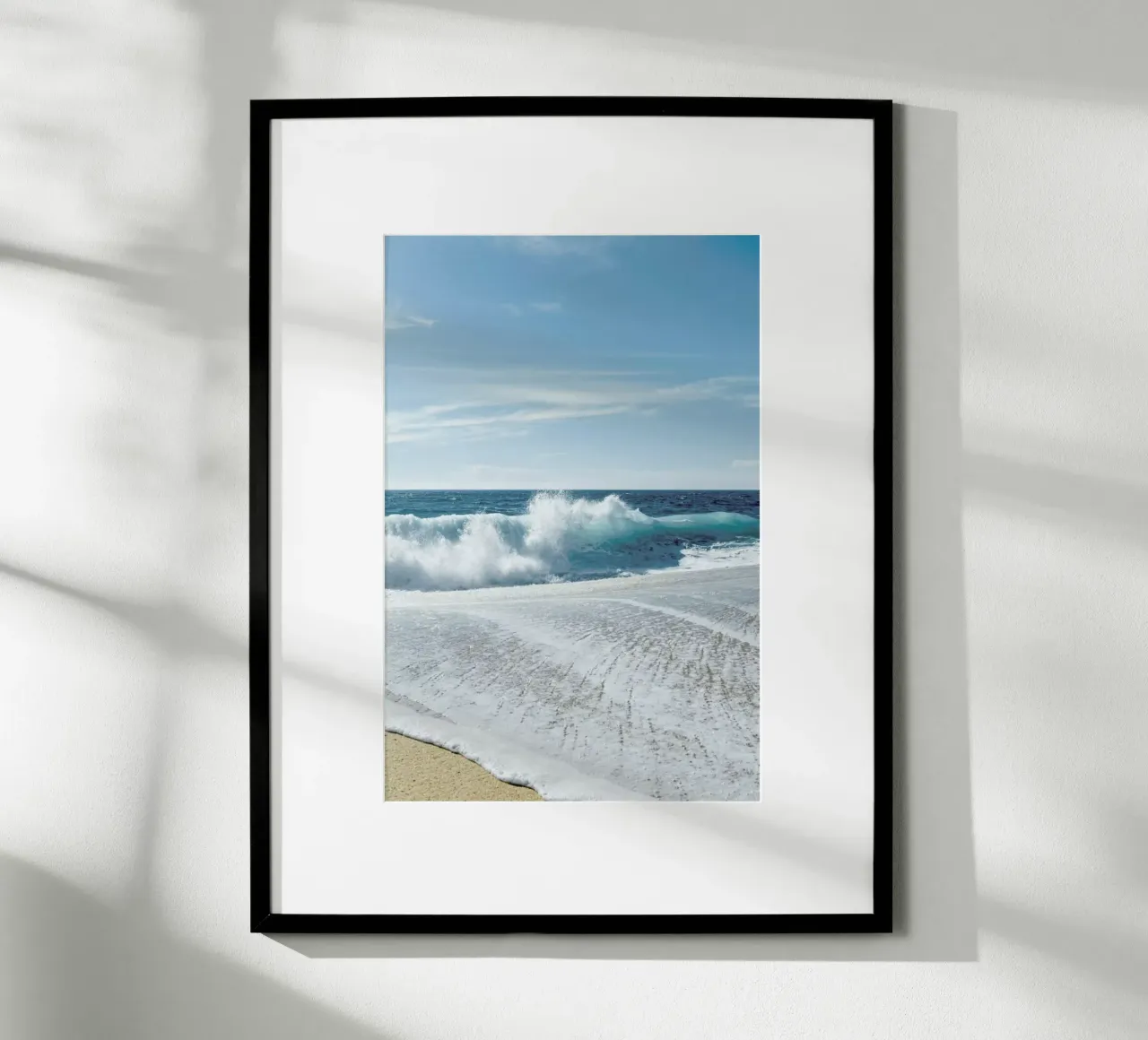 Nazaré by Reisevergnügen poster con telaio in plastica da Reisevergnügen