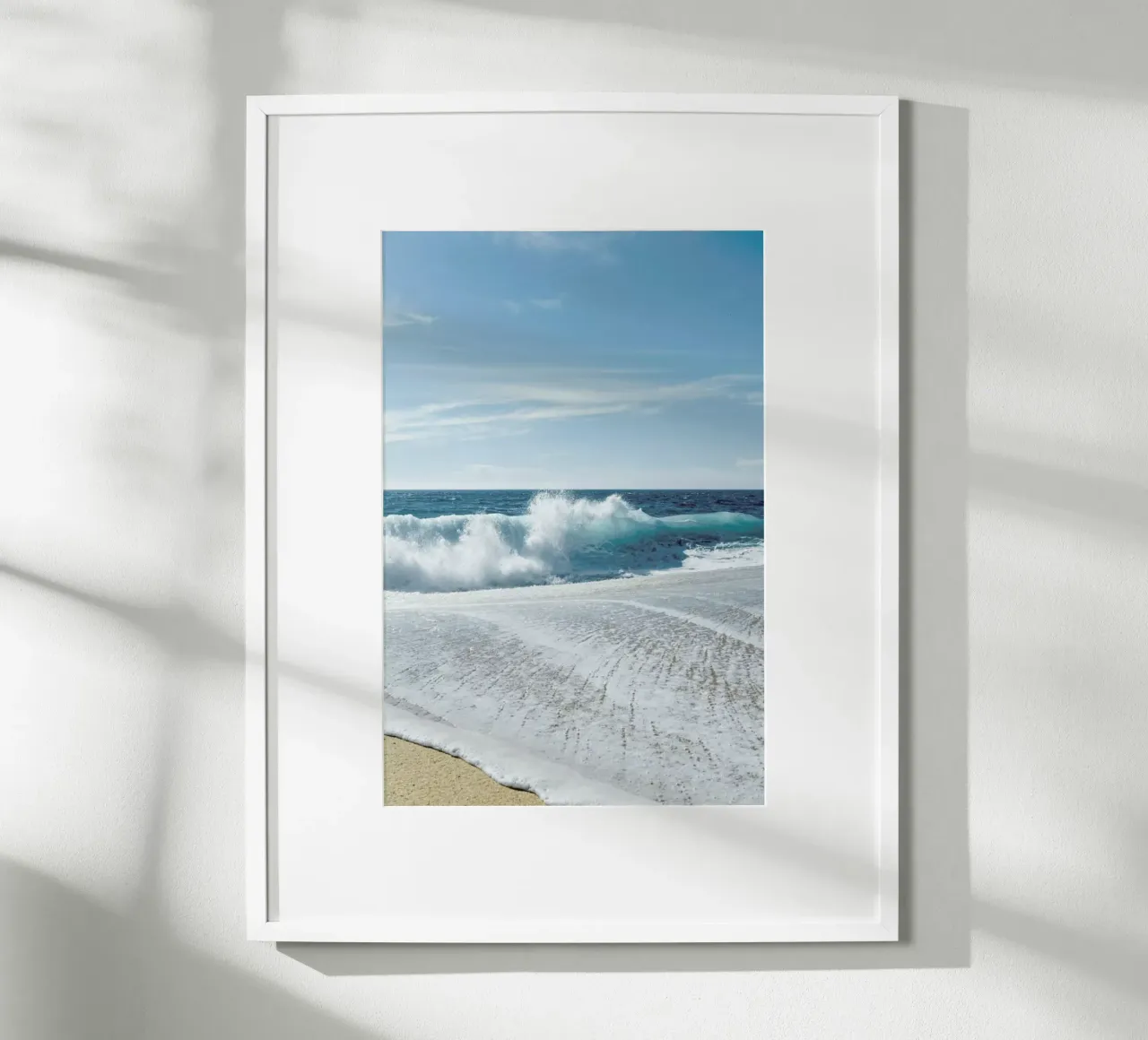 Nazaré by Reisevergnügen poster con telaio in plastica da Reisevergnügen