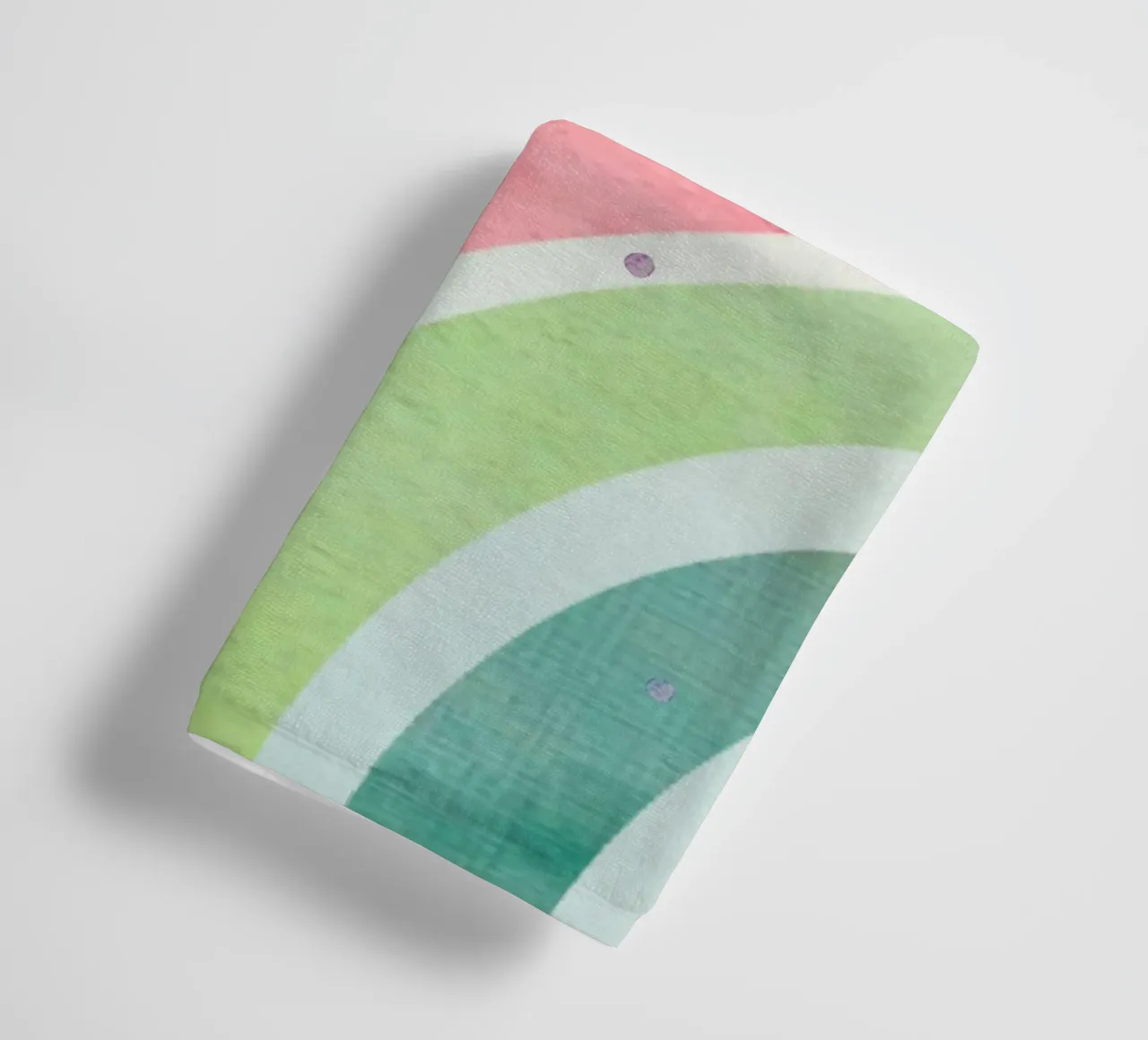 Tanzender Affe auf Regenbogen - Geschwistermotiv 1 towel by maramirage