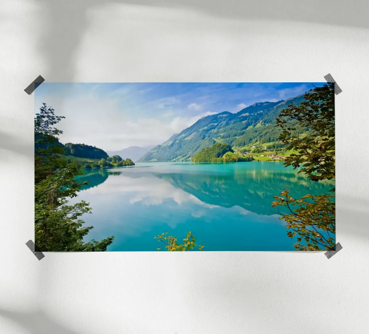 città natura 2 poster con telaio in plastica da Bttn