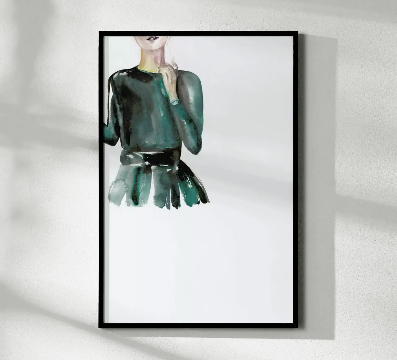 I'm Here for the Party poster con telaio in plastica da Victoria Verbaan