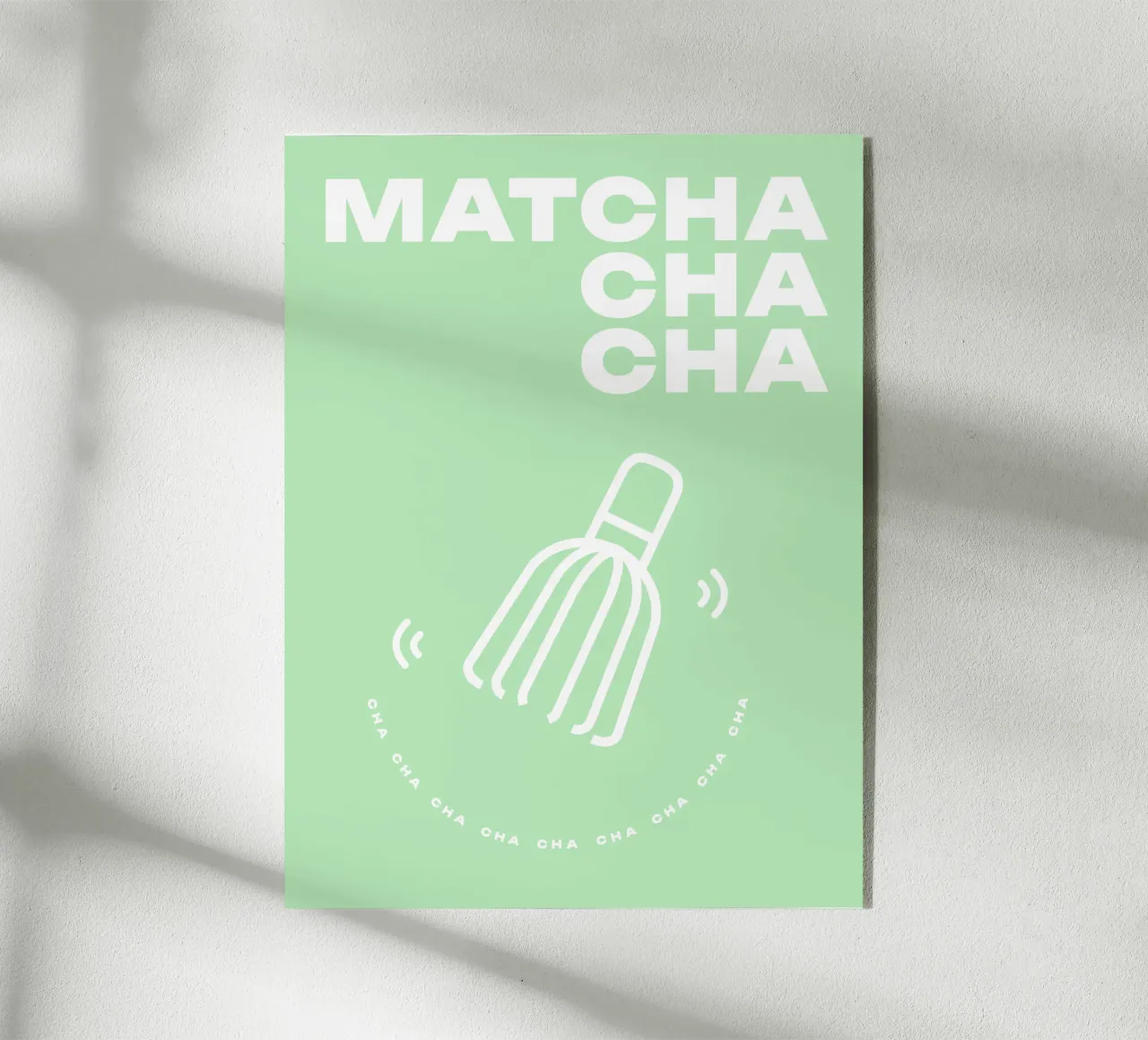 Matcha-cha-cha whisk dance plexiglass da Bureau Purpur