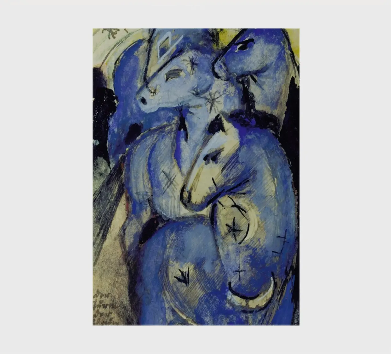 Franz Marc - Tower of Blue Horses notebook by ARTOTHEK