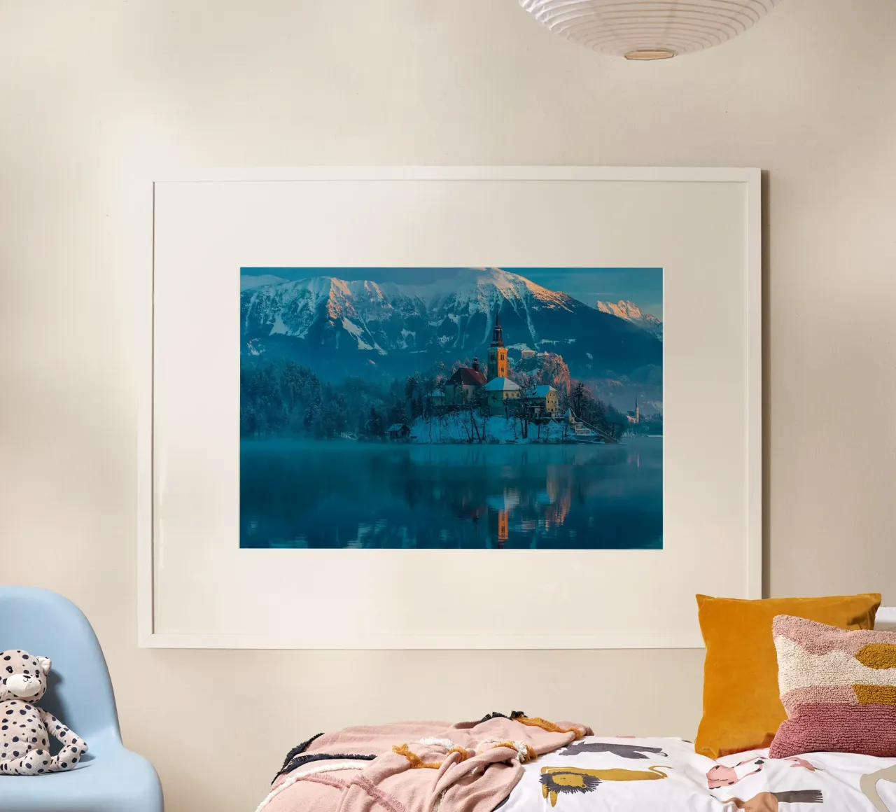 città natura 3 poster con telaio in legno da Bttn