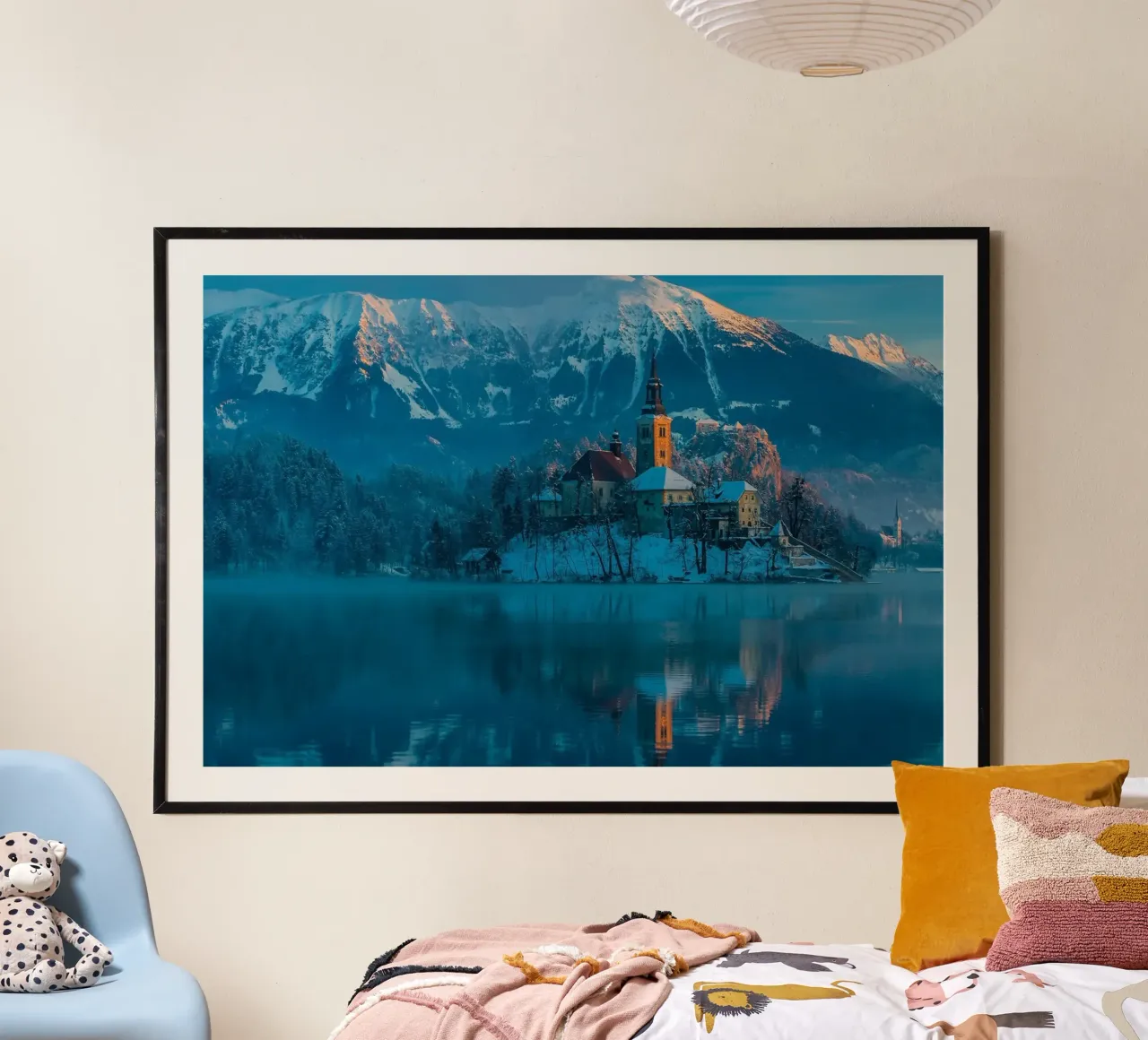 città natura 3 poster con telaio in legno da Bttn
