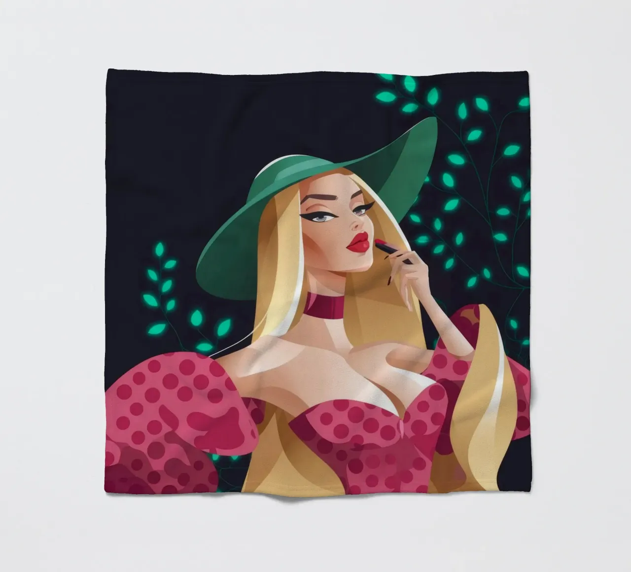 Glamorous Fashion Statement fleece blanket by Nebula Verse