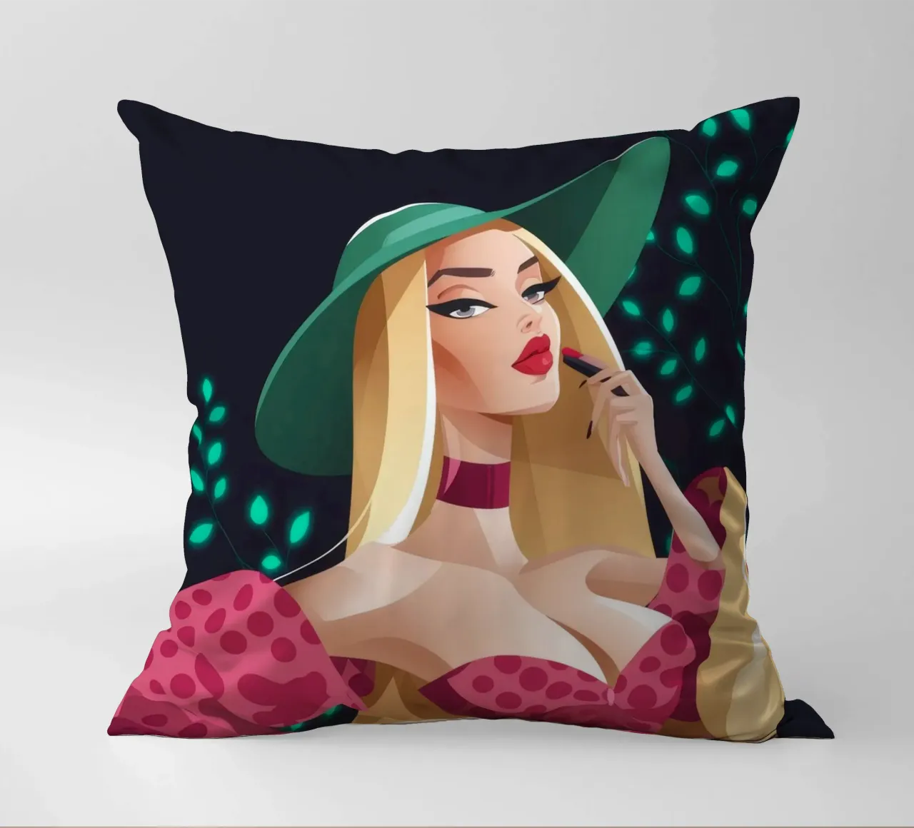 Déclaration de mode glamour coussin de Nebula Verse