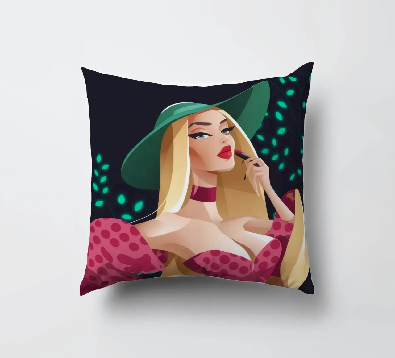 Déclaration de mode glamour coussin de Nebula Verse