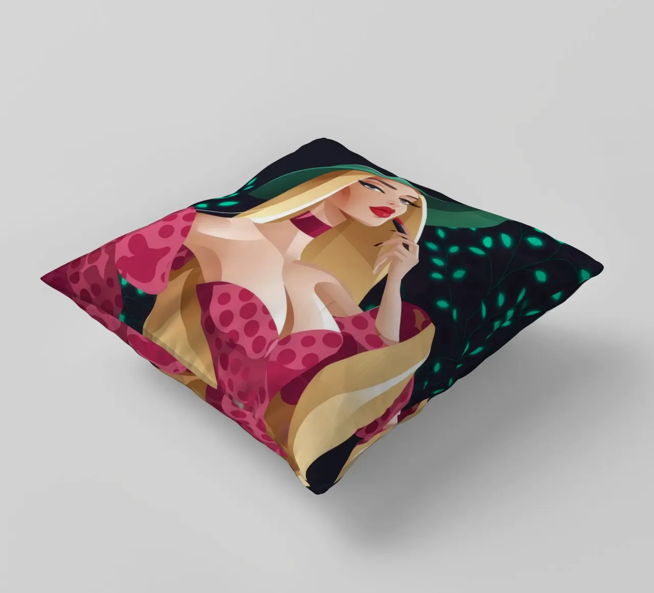 Déclaration de mode glamour coussin de Nebula Verse
