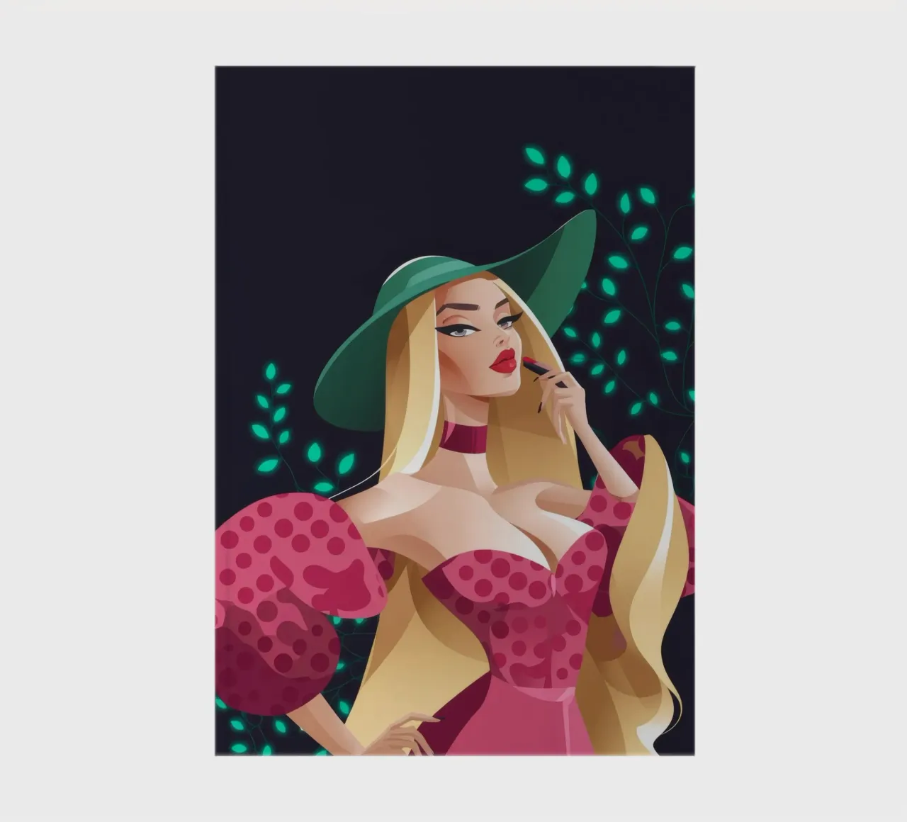Glamorous Fashion Statement notebook by Nebula Verse