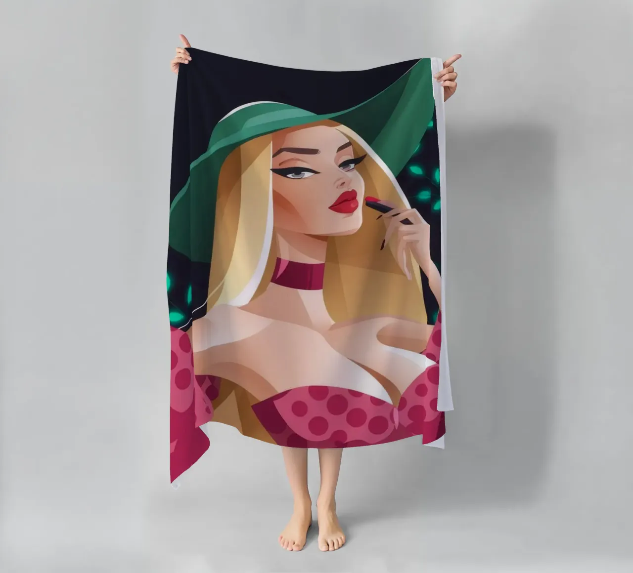 Dichiarazione di moda glamour telo mare da Nebula Verse