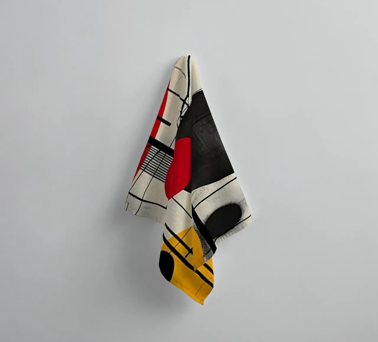 Basiskunst 238 badhanddoek van Carrie a Ingersoll