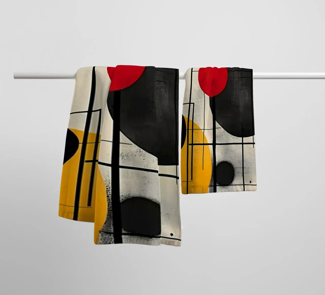 Basiskunst 238 badhanddoek van Carrie a Ingersoll