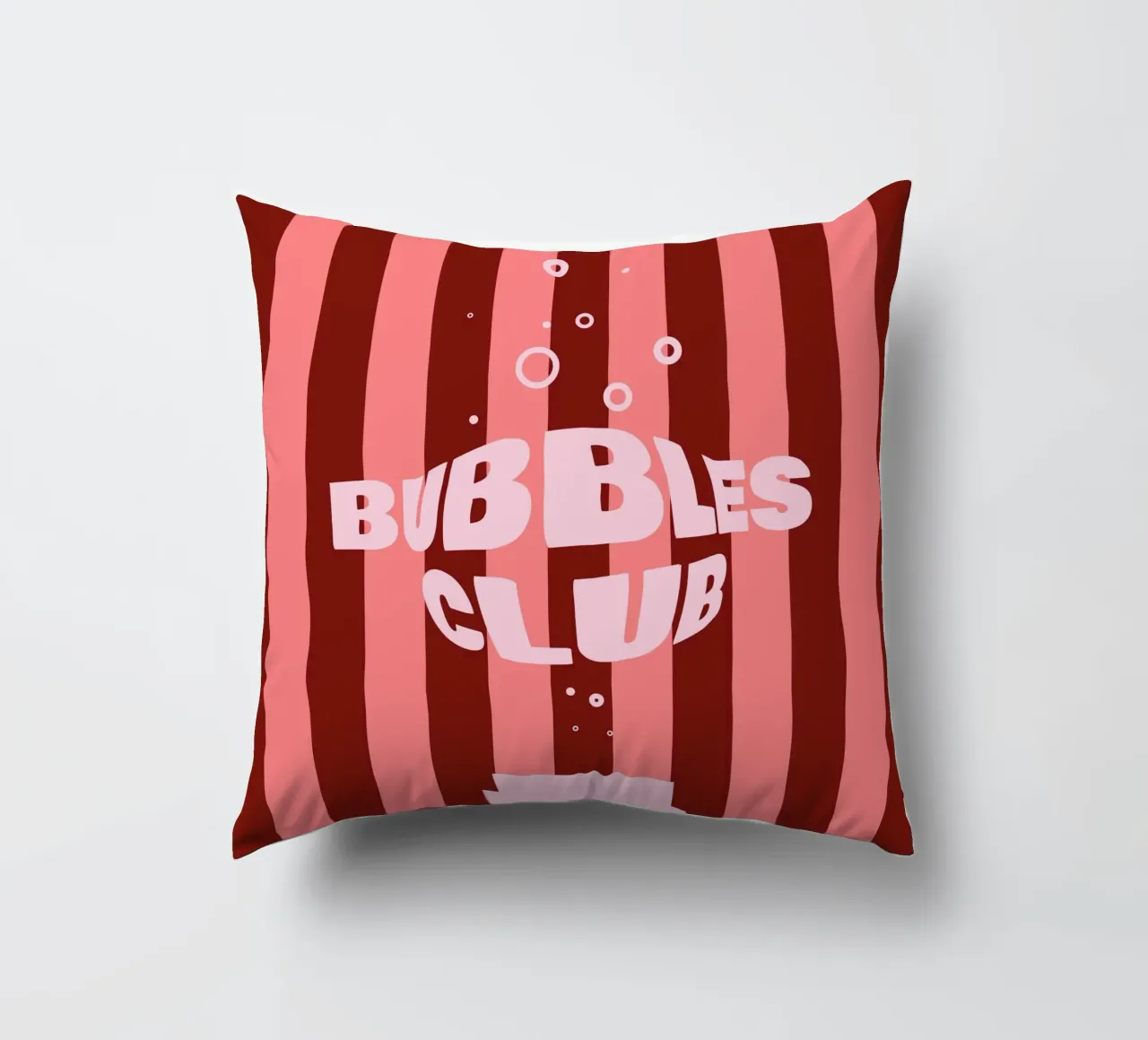 Bubbles Club II cuscino da Bureau Purpur