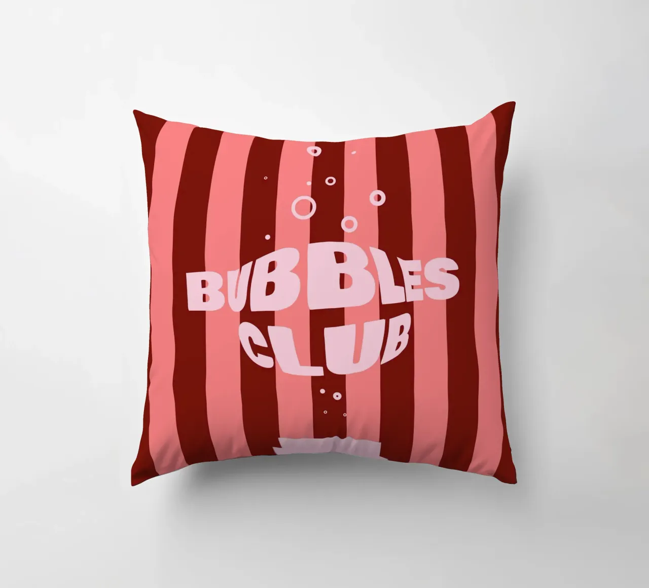 Bubbles Club II cuscino da Bureau Purpur
