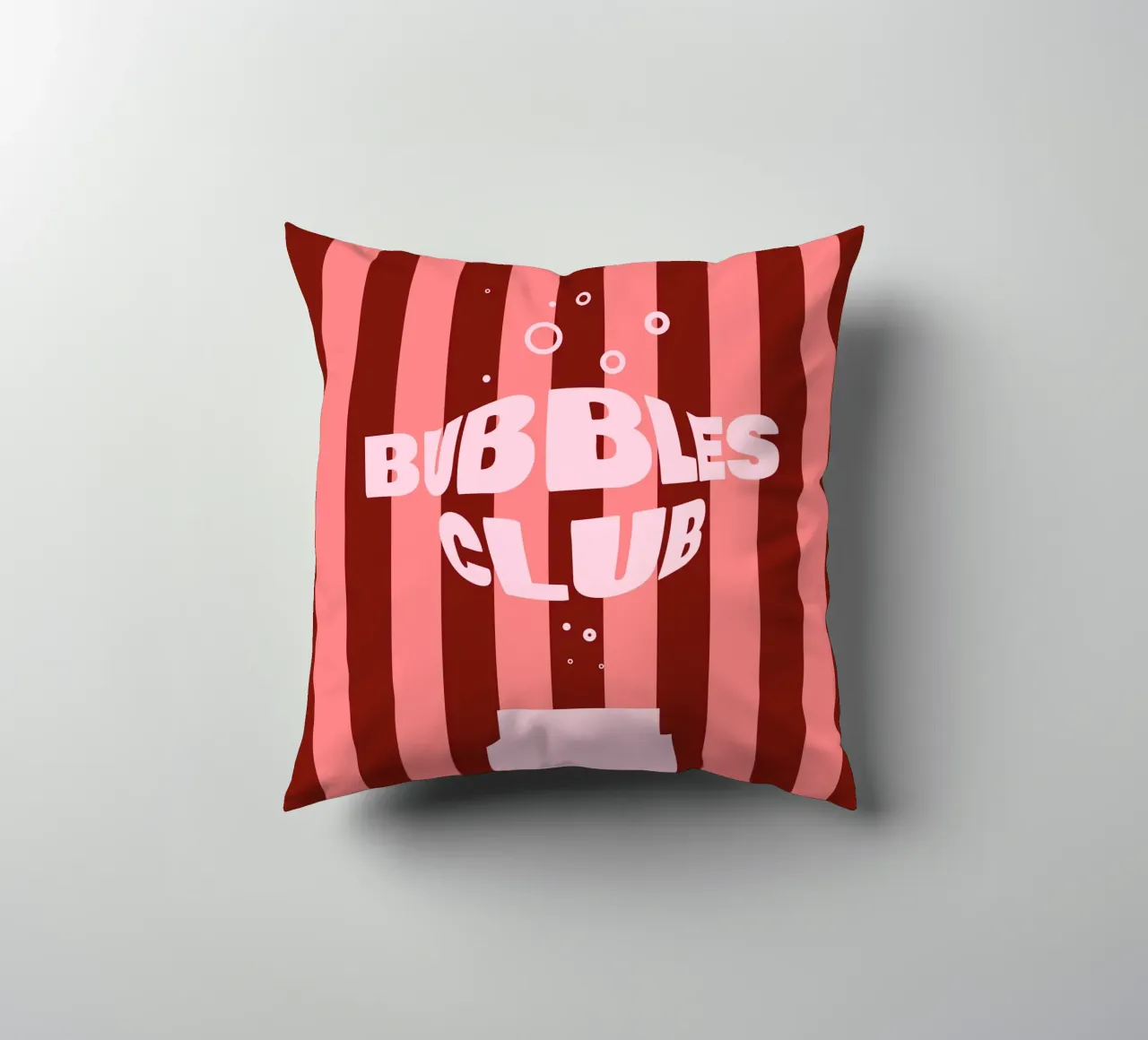 Bubbles Club II cuscino da Bureau Purpur