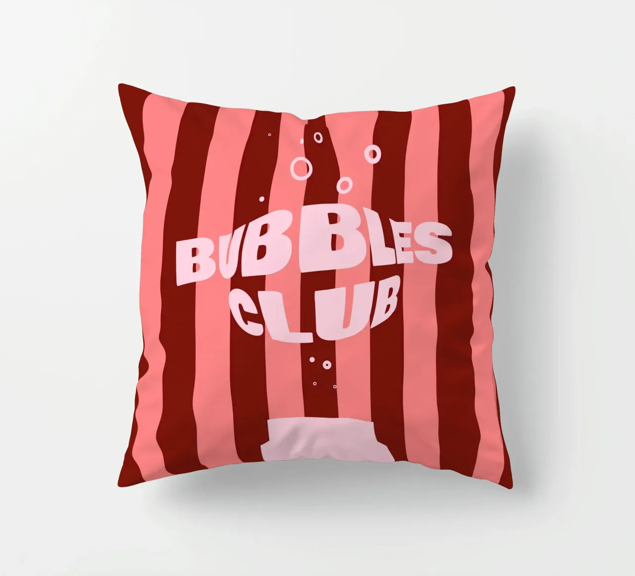Bubbles Club II cuscino da Bureau Purpur