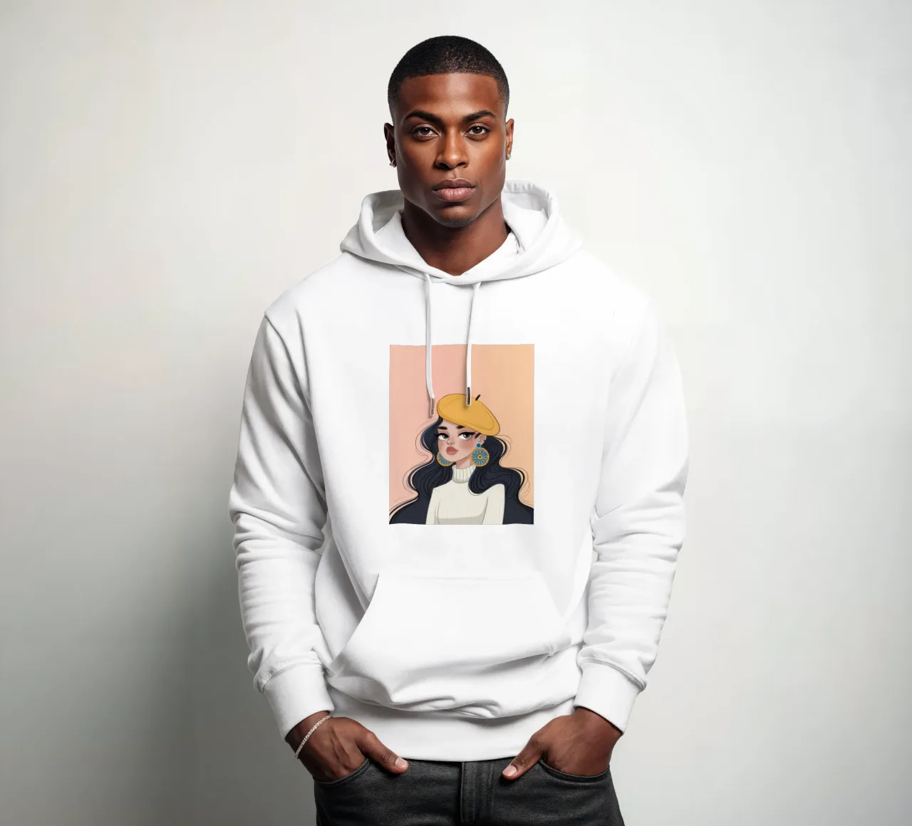 Chic Autumn Vibes sudadera con capucha de Nebula Verse