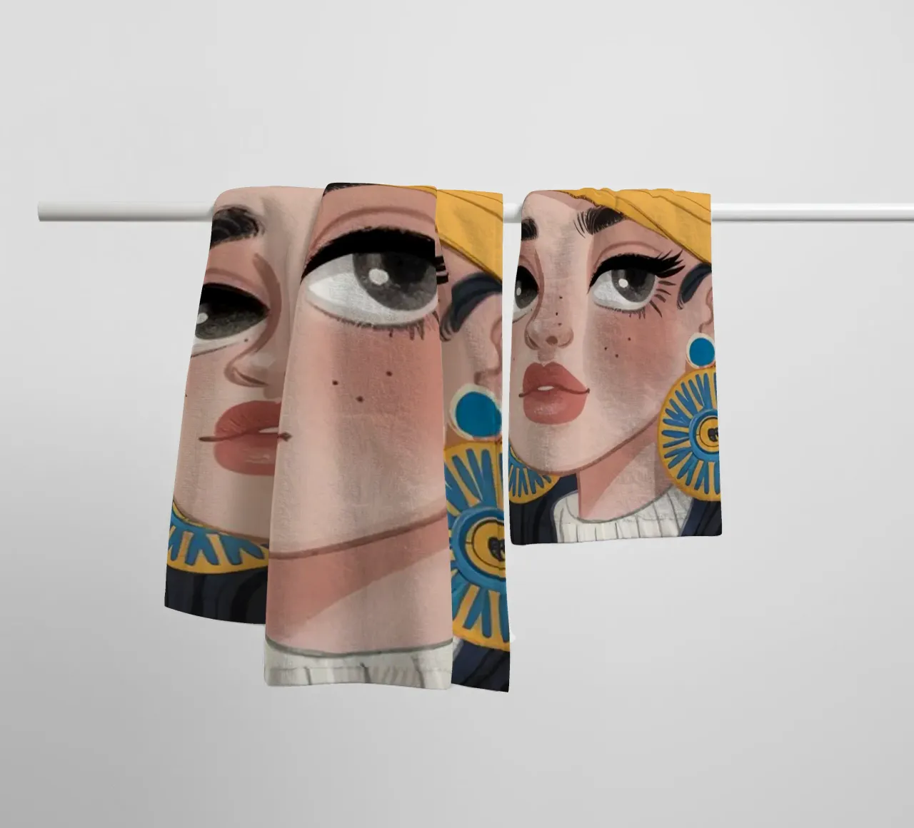 Chic Autumn Vibes serviette de bain de Nebula Verse