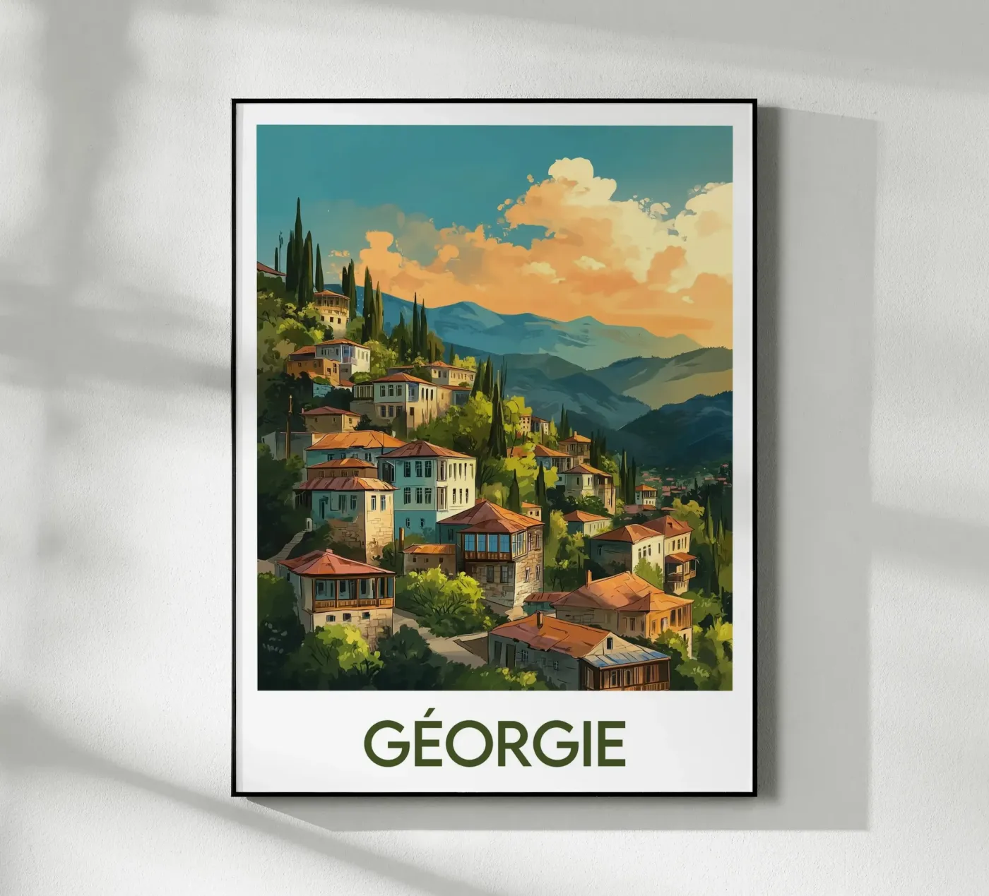 Poster della Georgia plexiglass da Frame the World