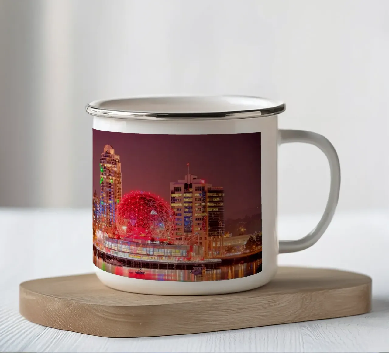 città natura 6 tazza in smalto da Bttn