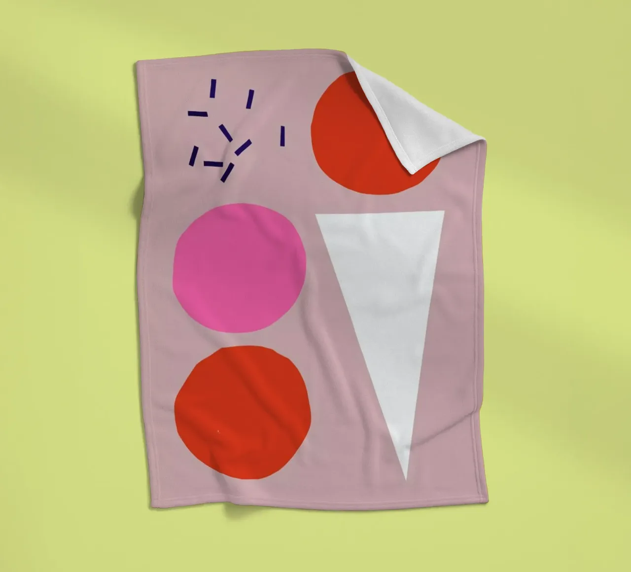 Ice Cream coperta in pile da Maren Gross