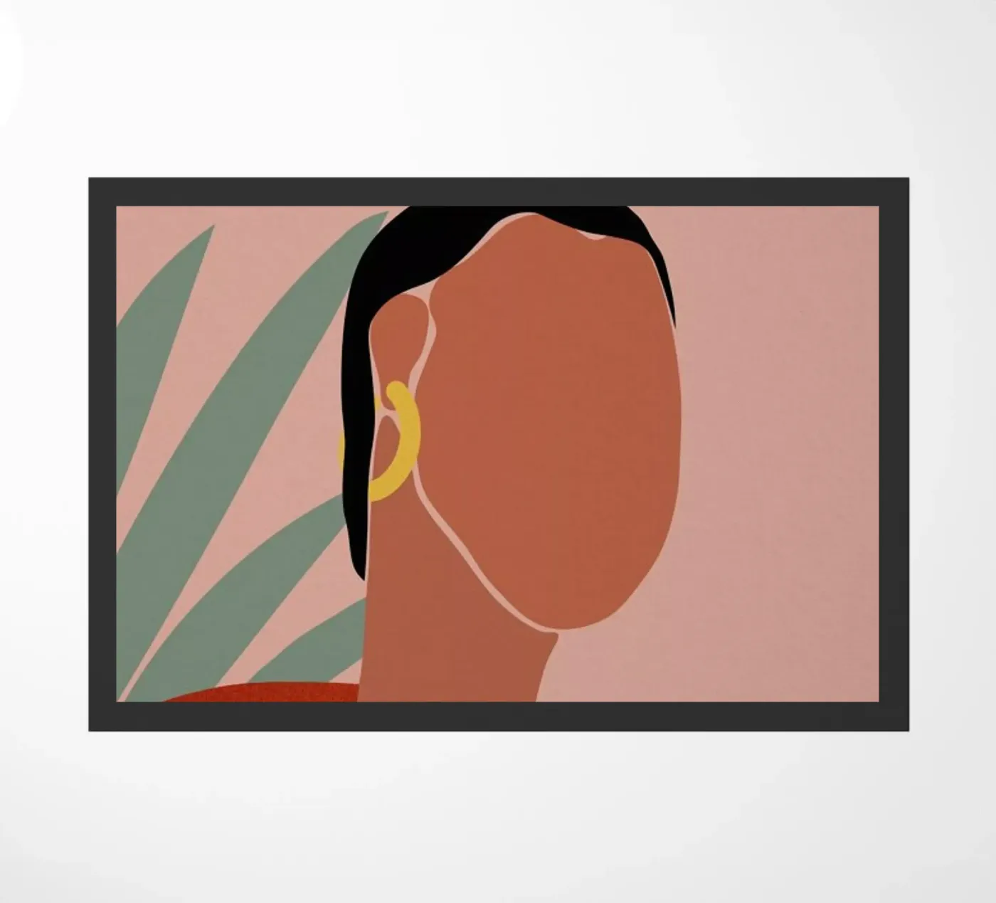 Portrait doormat by Pure