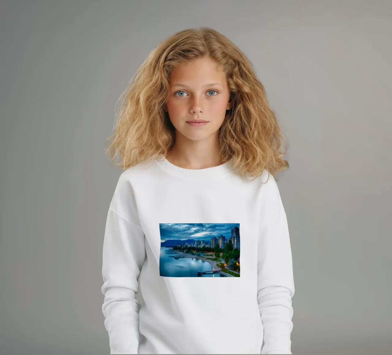 città natura 9 felpa bambino da Bttn