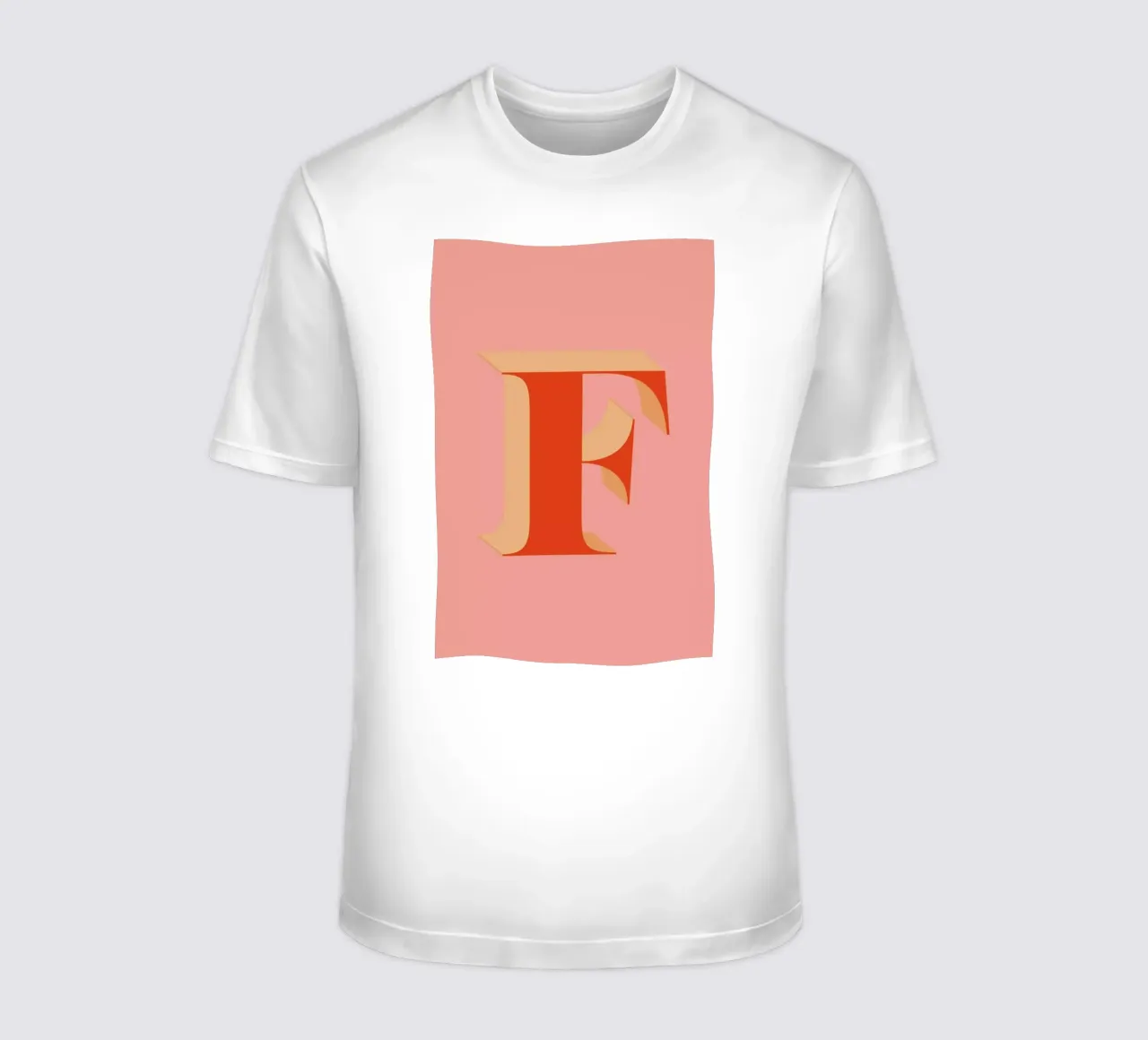 Red F t-shirt da daylight design studio